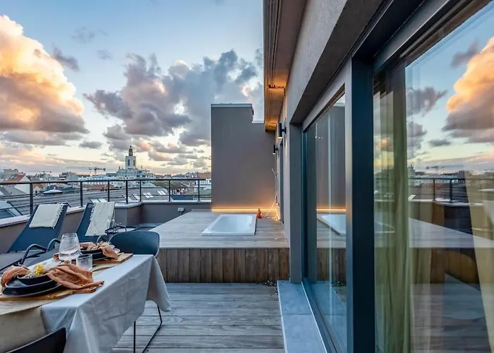 Apartman Nest - Your Cosy Penthouse Ostende